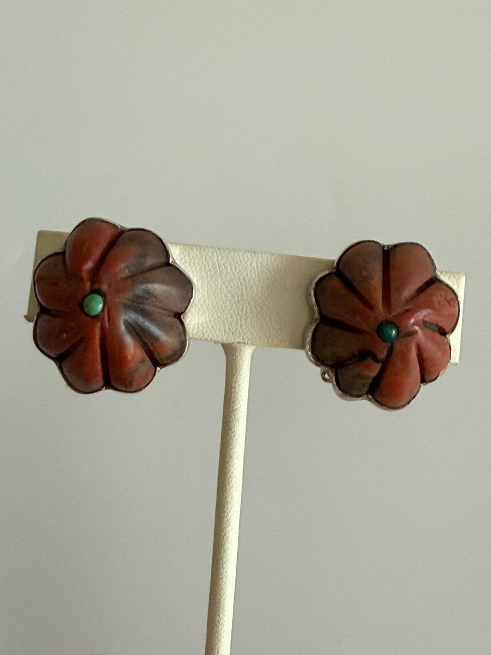 Vintage Sterling Silver Clip-On Earrings